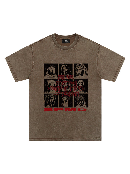 Original Saint Slogan Graphic T-Shirt