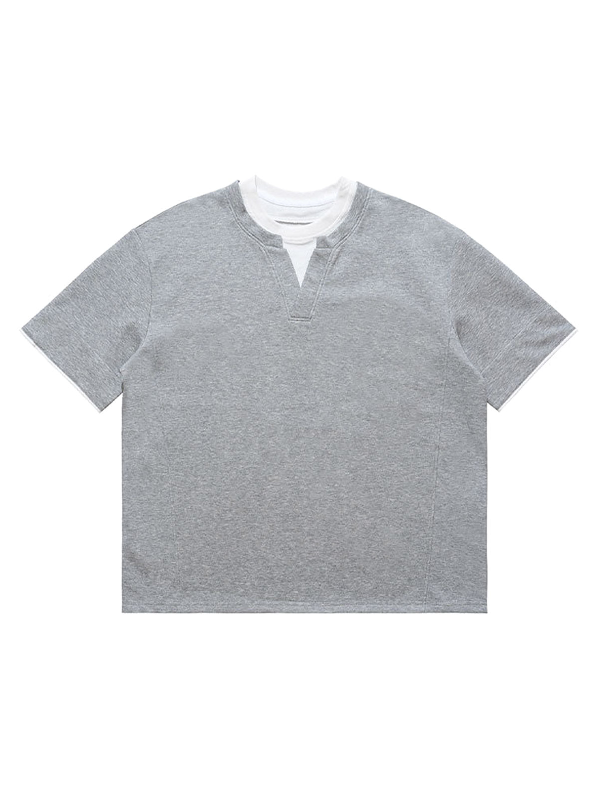 Cleanfit Faux Two-Piece Oversized T-Shirt