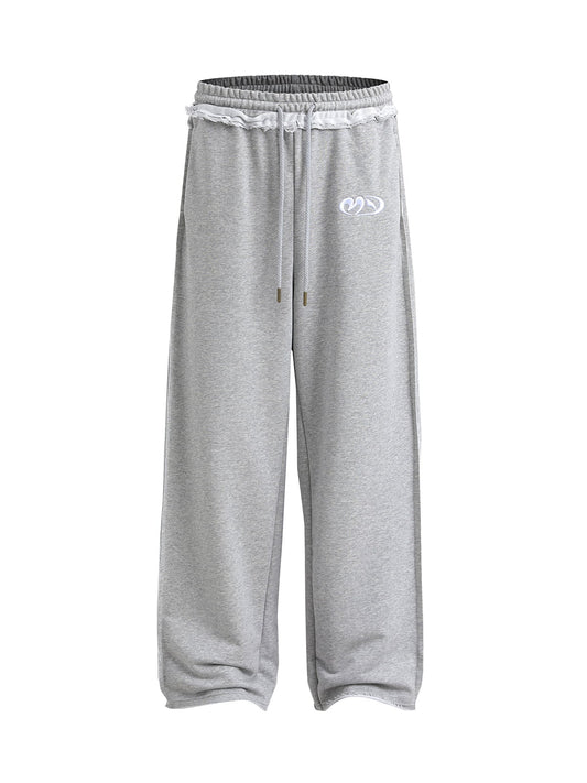 Roll-up Drawstring Elastic Casual Pants