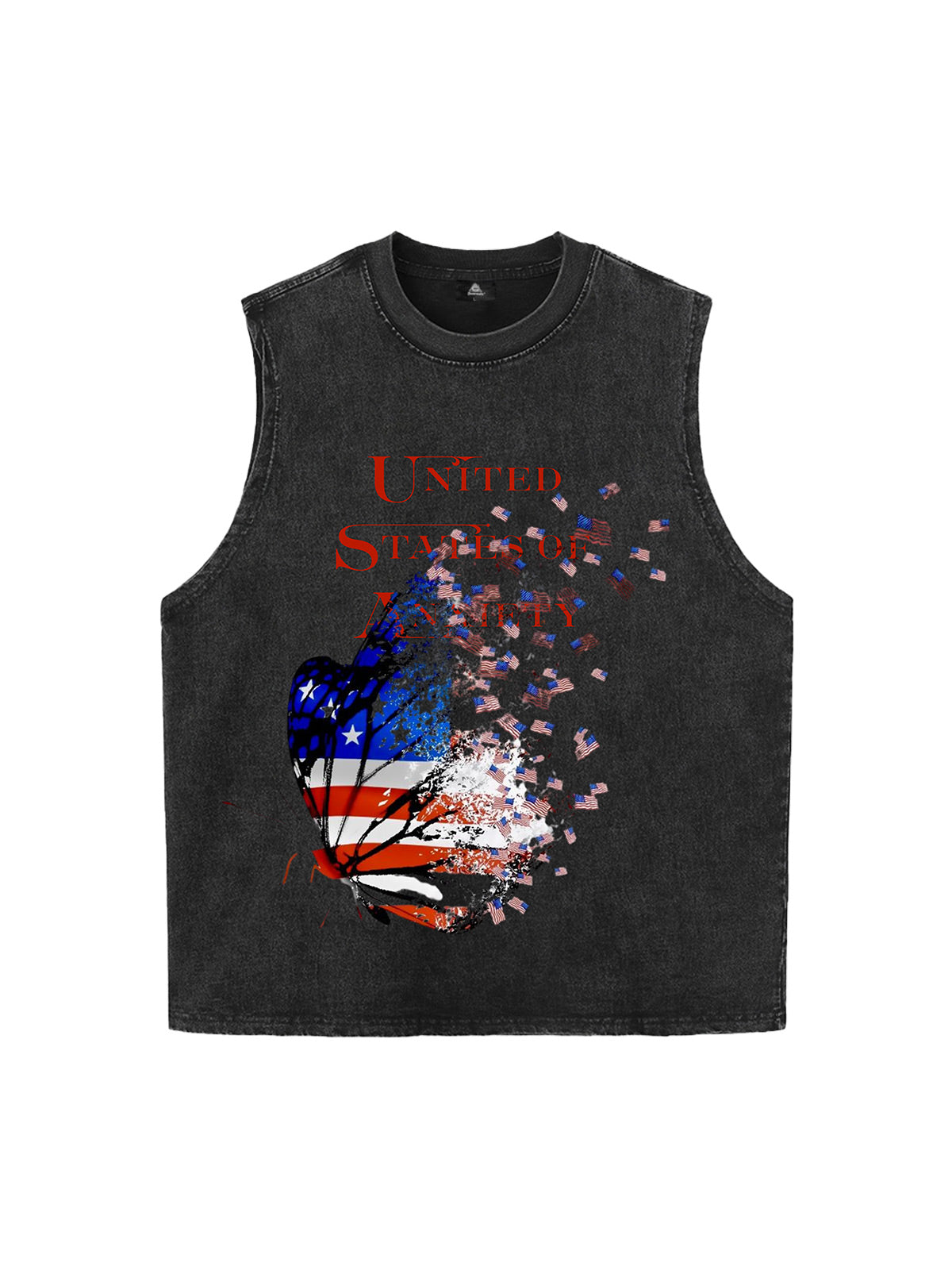 Orginal Broken Phantom Butterfly Independence Day Vest