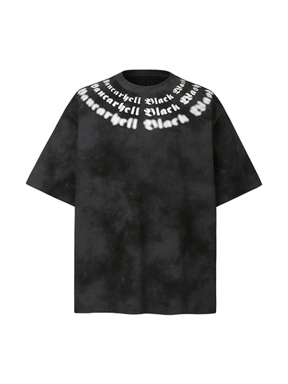 Retro Gradient Crew Neck Shirt