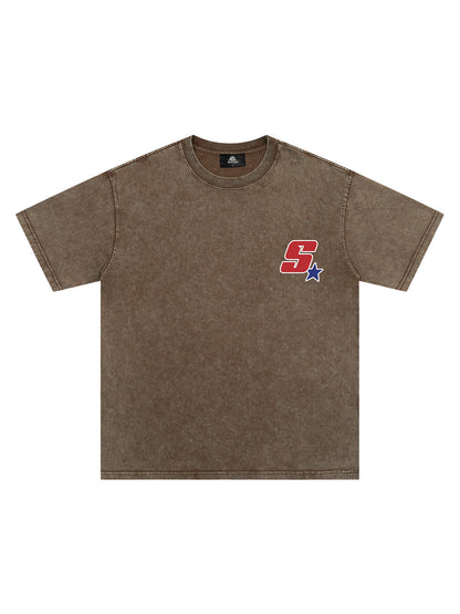 Original Street Eagle Flag Badge Independence Day T-shirt