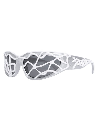 Futuristic Wavy Frame Sunglasses