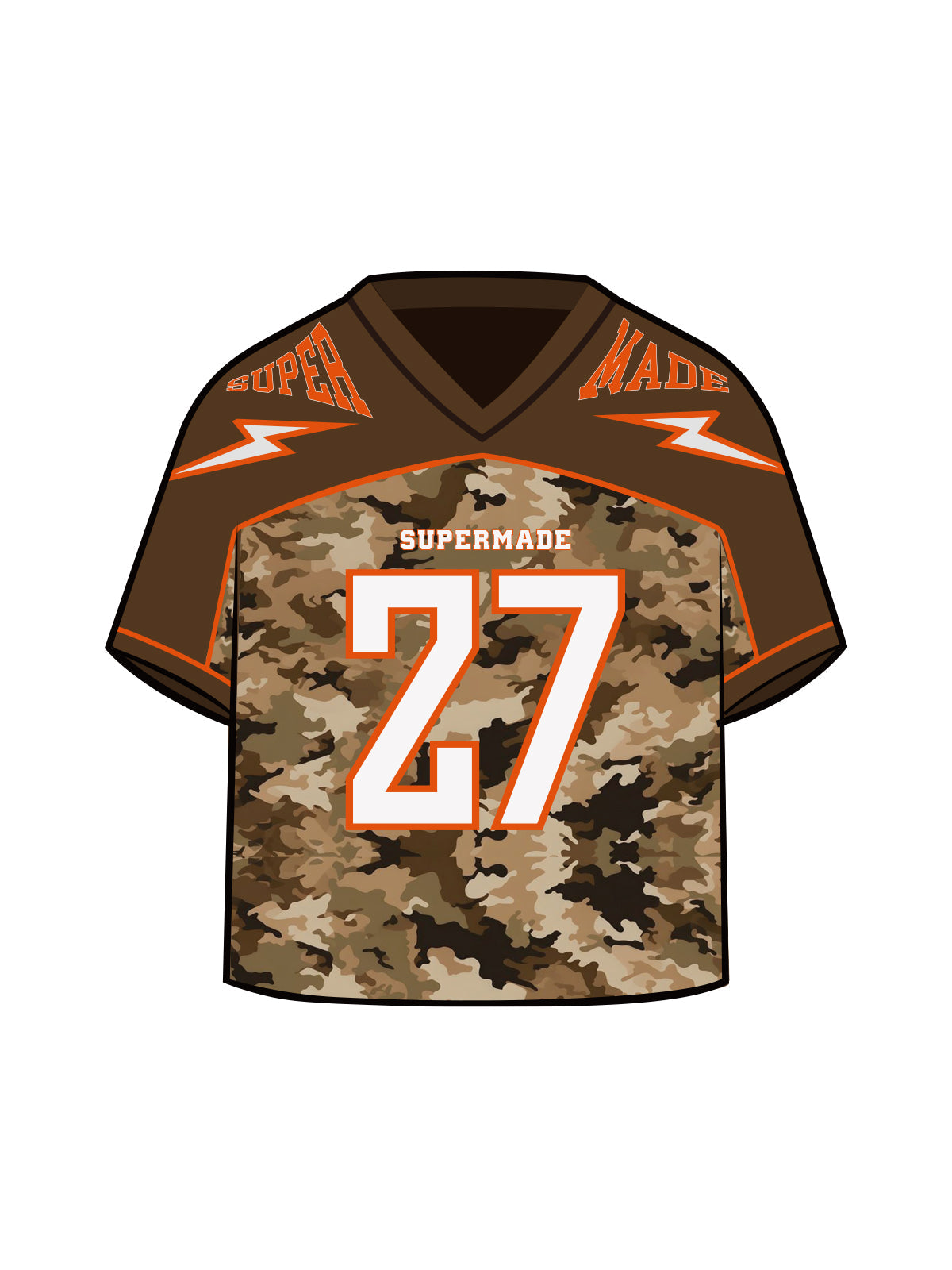 Original Camouflage Football Jersey T-Shirt - 2401