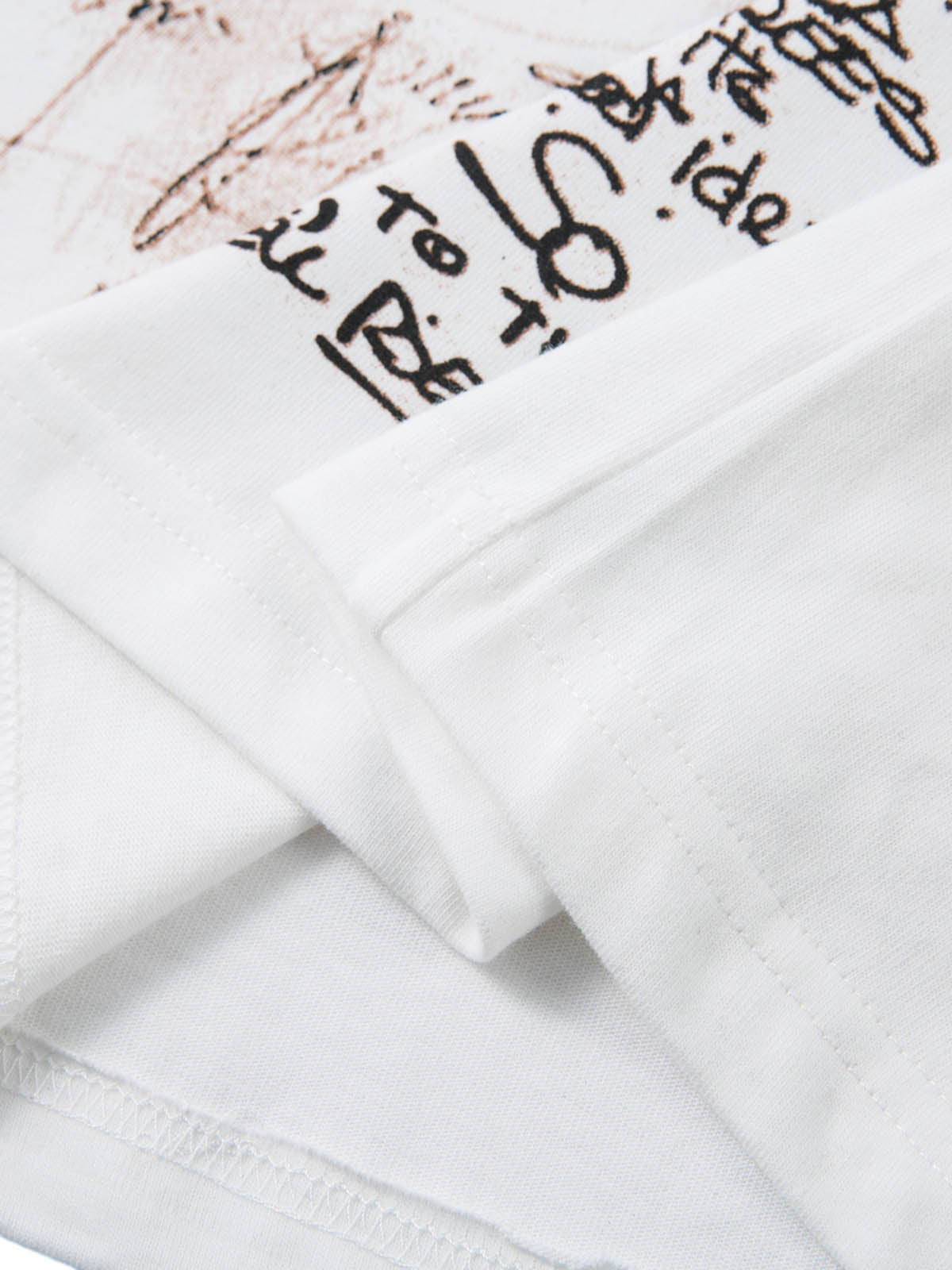 Graffiti Letter Print Oversized T-Shirt