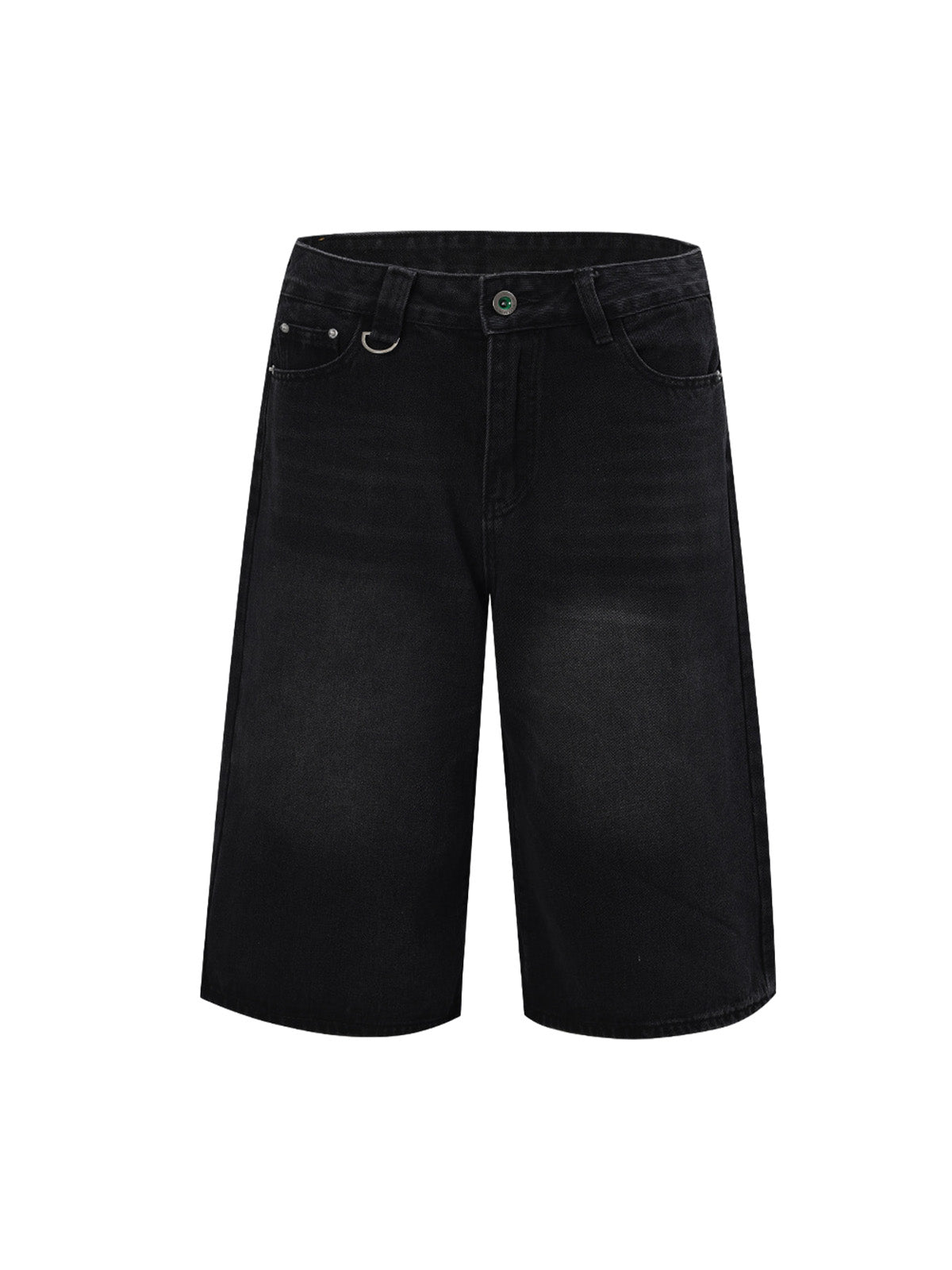 Retro Street Cleanfit Straight Denim Jort