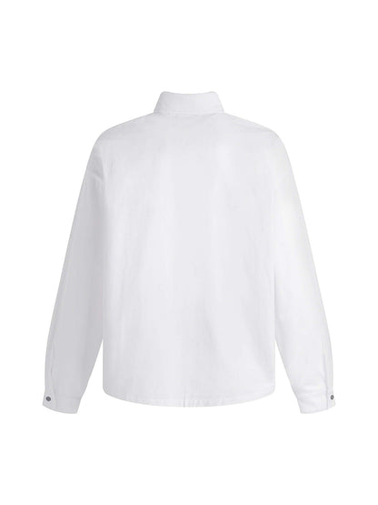 Graphic Portrait Print Long-Sleeve Shirt
