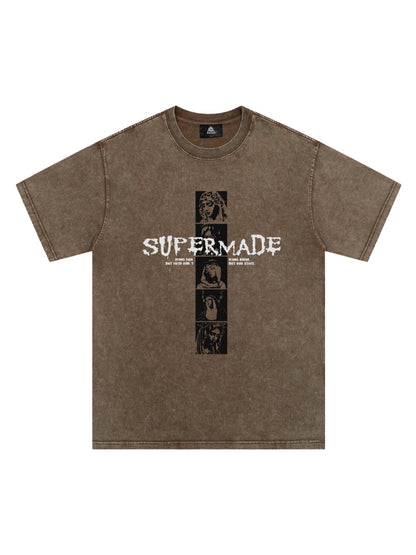 Mary Vintage-Inspired Graphic Design T-Shirt