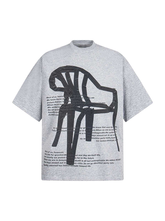 Retro Graffiti Chair Lettering T-shirt