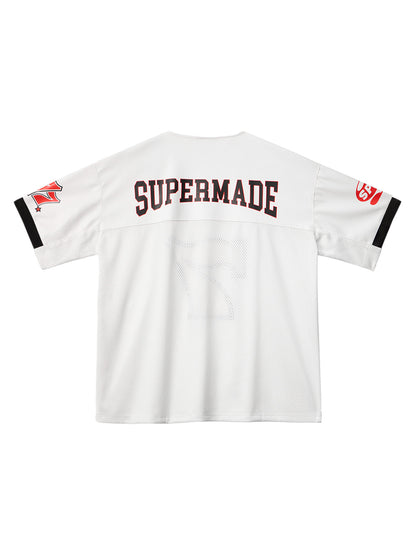 Original "SUPER 7" V-Neck Jersey T-SHIRT