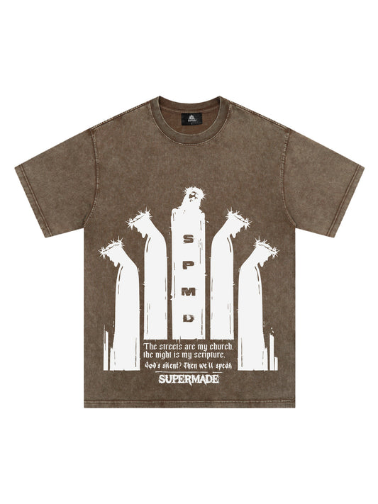 Original Saint Slogan Graphic T-Shirt
