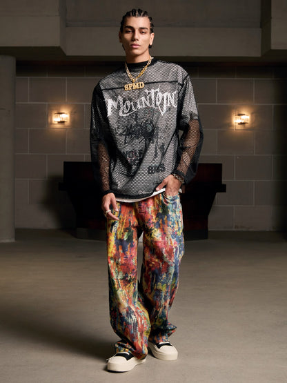 Retro Jersey Long Sleeves T-Shirt - 2347