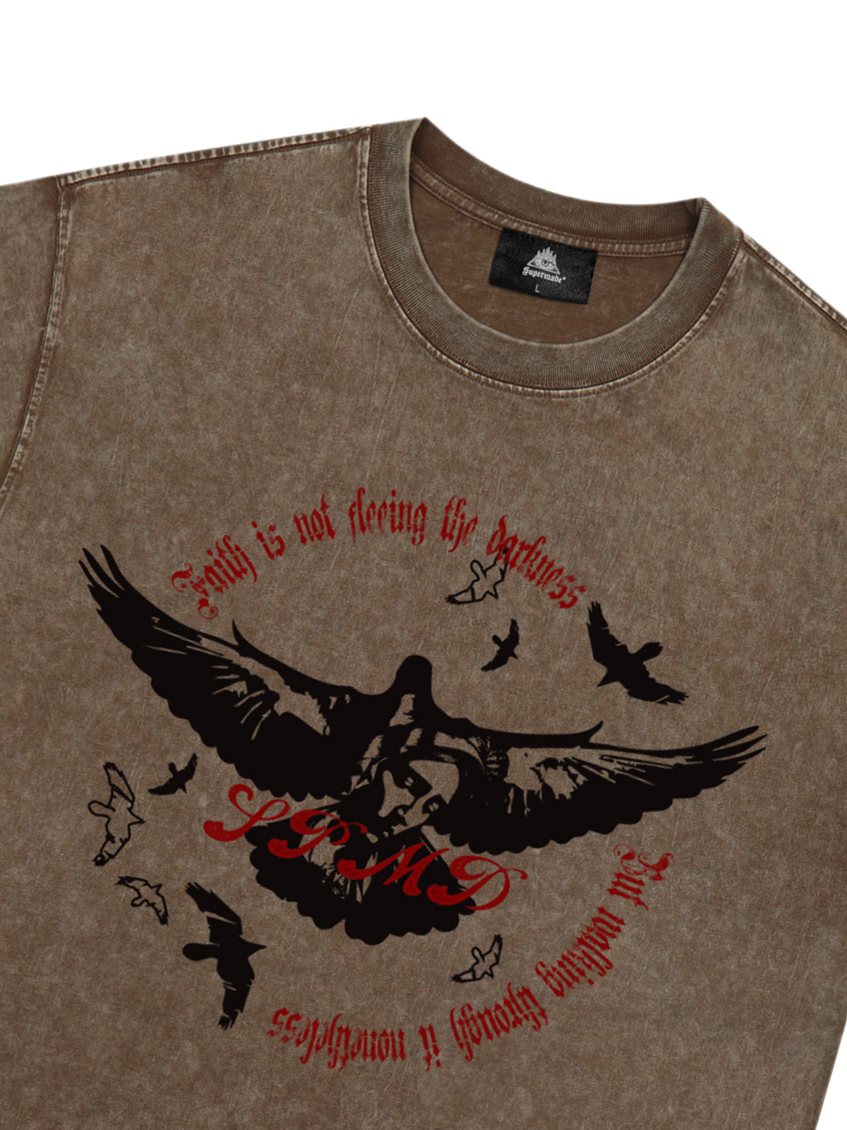 Original Vintage Washed Slogan Graphic T-Shirt