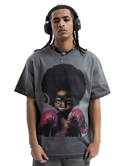 Boxing Boy Graphic T-Shirt