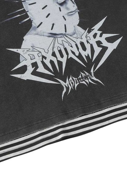 Street Dark Punk Graphics T-shirt