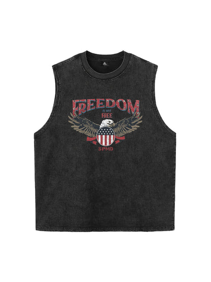 Original Patriotic Eagle Graphic Tank Top