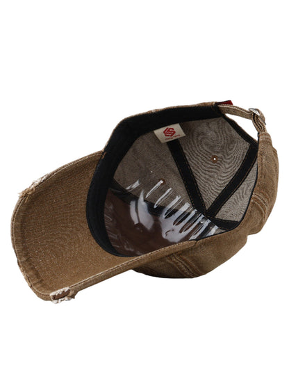 Washed "DIFFERENT GENERATION" Denim Baseball Cap