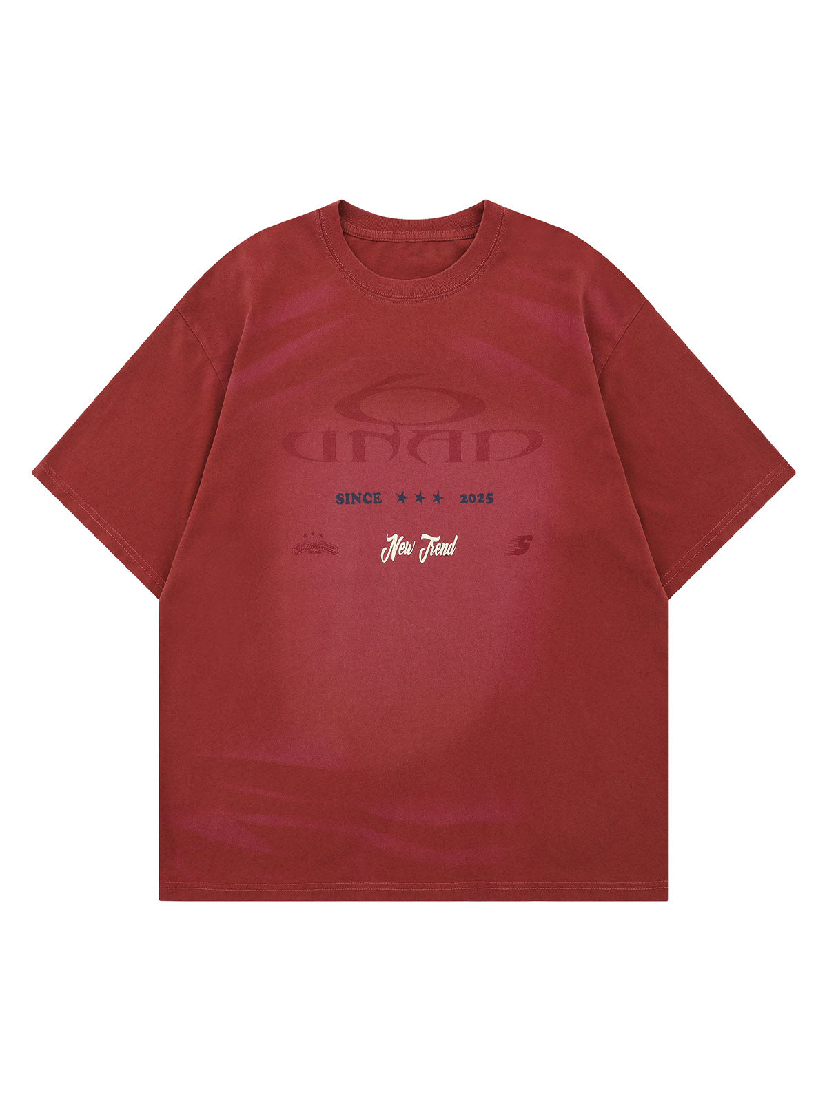 Washed Letters Graphic T-Shirt