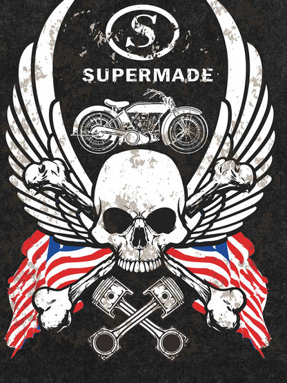 Orginal Skull Flag Independence Day T-shirt