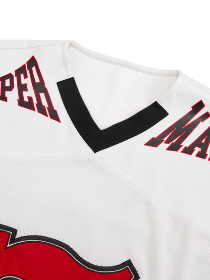 Original "SUPER 7" V-Neck Jersey T-SHIRT