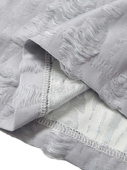 Street Stitching Cross Print T-shirt