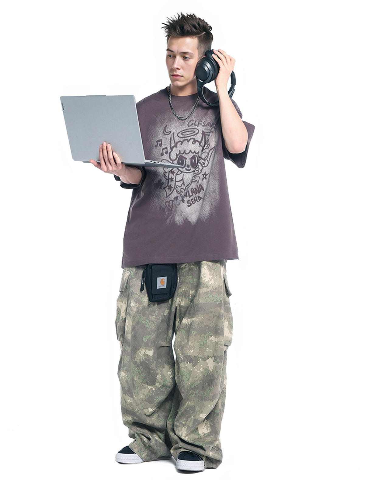 Oversized Angel Graphic T-Shirt