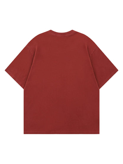 Washed Letters Graphic T-Shirt