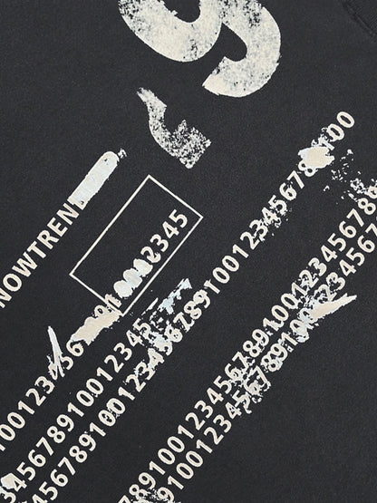 Distressed Digital Print T-shirt