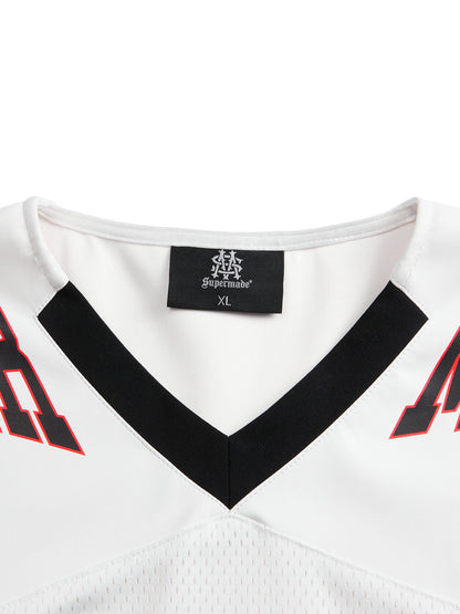 Original "SUPER 7" V-Neck Jersey T-SHIRT
