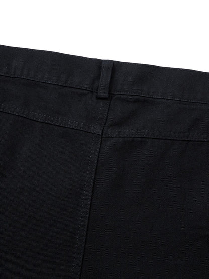 Deconstructed Split Rivet Cargo Jeans