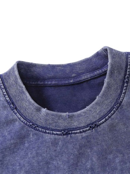 Vintage Washed Crew Neck T-Shirt