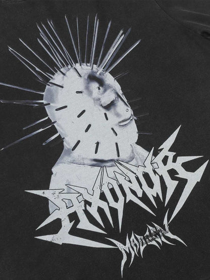 Street Dark Punk Graphics T-shirt