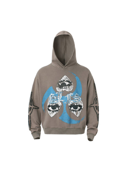 Thesupermade Triple Eye Graphic Hoodies