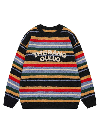 Thesupermade Vintage Striped Sweater - 2344
