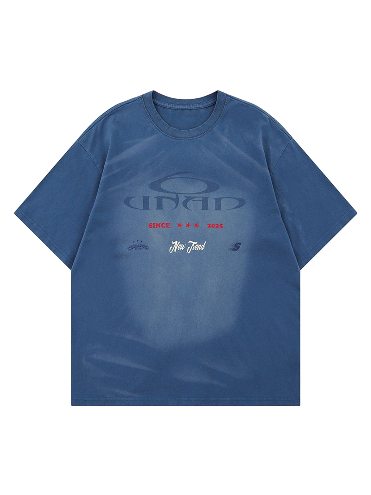 Washed Letters Graphic T-Shirt