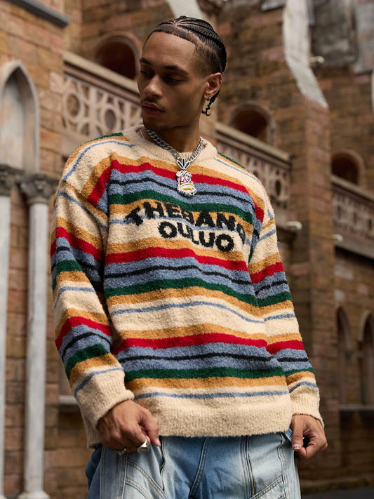 Thesupermade Vintage Striped Sweater - 2344
