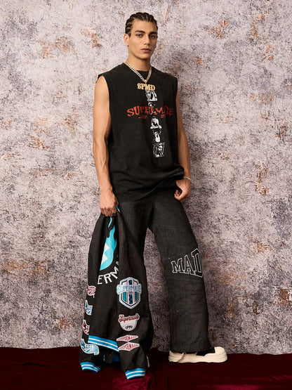 Original Spliced Straight Jeans