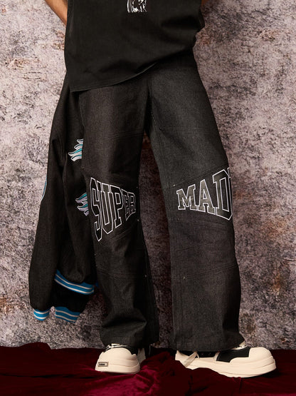 Original Spliced Straight Jeans