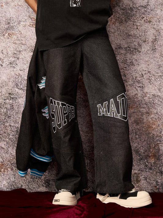 Original Spliced Straight Jeans