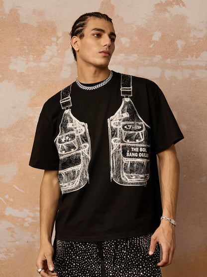 Jacket Print Graphic T-Shirt