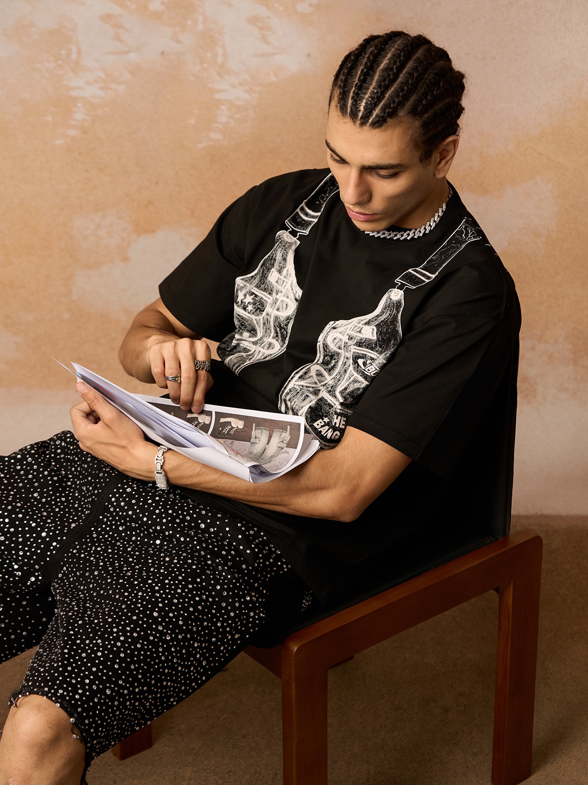 Jacket Print Graphic T-Shirt