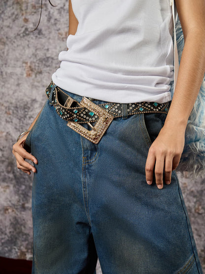 Dirty Dye Baggy Barrel Jeans