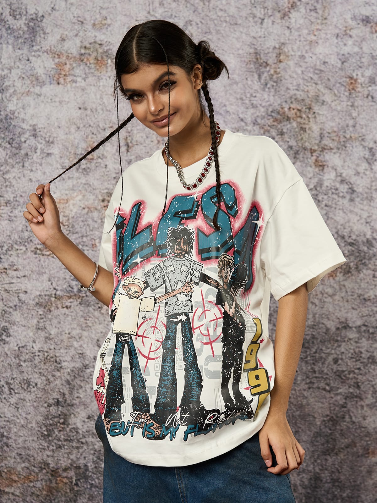 Retro Street GLESA Graphic T-Shirt