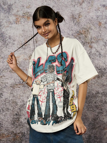 Retro Street GLESA Graphic T-Shirt