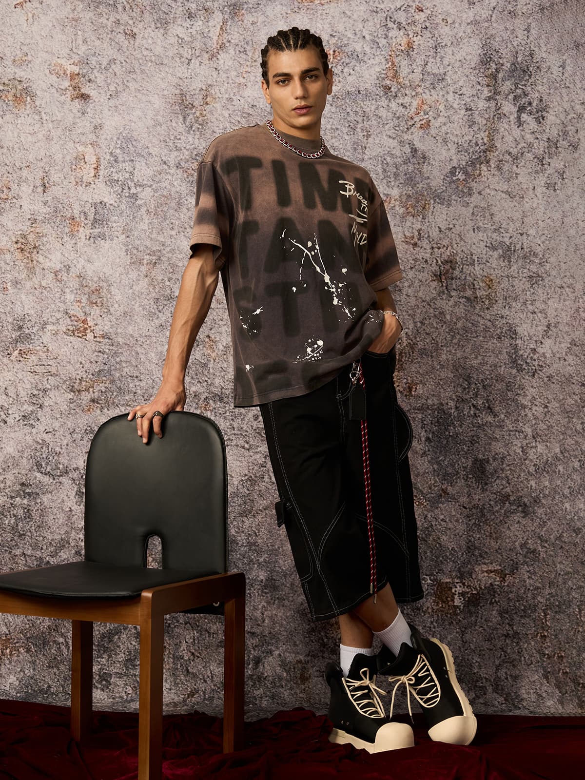Welt-Embellished Cargo Jorts