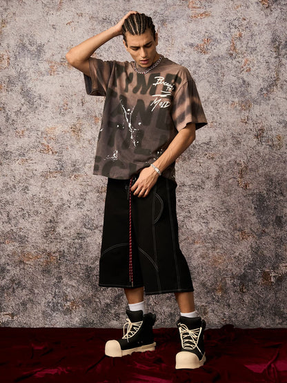 Welt-Embellished Cargo Jorts