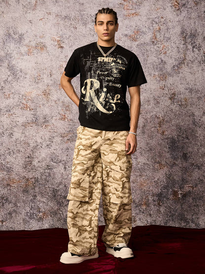 Camouflage Multi-Pocket Cargo Pants