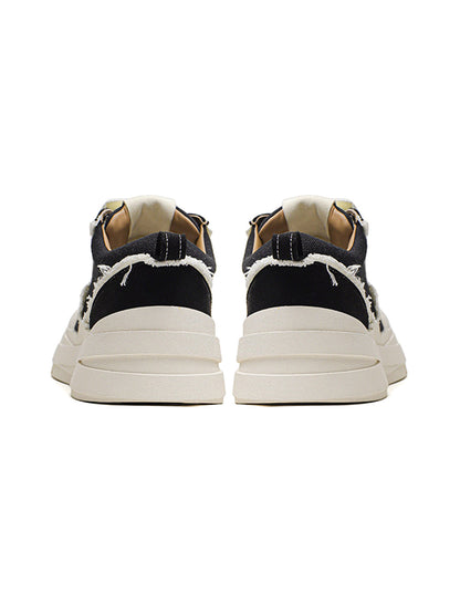 Raggedy Round Toe Sneakers - 2368