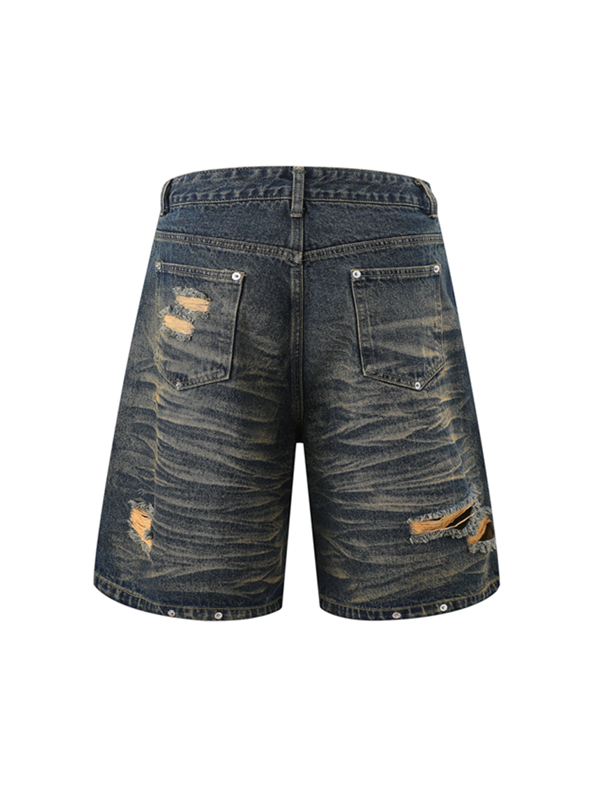 Distressed Washed Distressed Denim Set