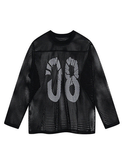 Retro Jersey Long Sleeves T-Shirt - 2347
